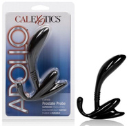 Стимулятор простаты Calexotics Apollo Curved Prostate Probe - черный California Exotic Novelties