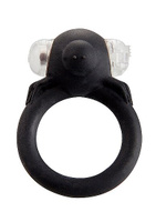 Эрекционное кольцо с вибрацией Black Spider Shots toys