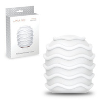 Текстурированная мягкая насадка Spiral со спиральным рельефом для массажера le Wand - белый Le Wand