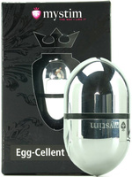 Яйцо с электростимуляцией Egg-cellent Egon L – серебристое Mystim