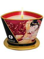 Массажное арома масло в виде свечи Sparkling Strawberry Wine "Клубничное вино" – 170 мл Shunga Erotic Art