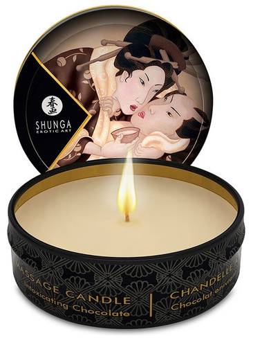 Массажное арома масло в виде свечи Intoxicating Chocolate "Шоколад" – 30 мл Shunga Erotic Art