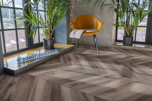 Виниловый пол Aquafloor Parquet Chevron Glue AF2554PGCh