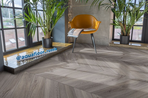 Виниловый пол Aquafloor Parquet Chevron Glue AF2553PGCh