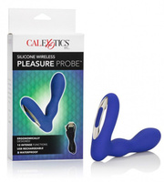 Массажер простаты Calexotics Silicone Wireless Pleasure Probe - синий California Exotic Novelties