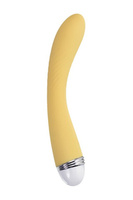 Жёлтый вибратор Flovetta by Toyfa Calla. 22 см, 10 режимов вибрации TOYFA