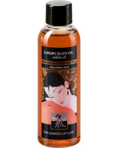Съедобное массажное масло Shiatsu Luxury - шоколад-мята Hot Products Ltd.