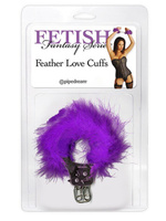Наручники Feather Love Cuffs – фиолетовые Pipedream