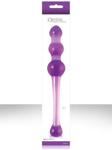 Большой стимулятор для вагинальных мышц Crystal Kegel - Purple NS Novelties