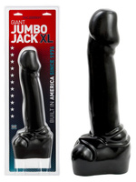 Фаллоимитатор-гигант Jumbo Jack Giant XL - Black Doc Johnson