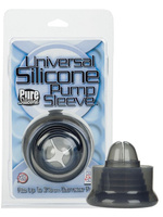 Уплотнитель для вакуумной помпы Universal Silicone Pump Sleeves – черный California Exotic Novelties