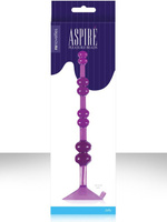 Анальная елочка на присоске Aspire Pleasure Beads - Purple NS Novelties
