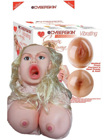 Реалистичная надувная секс кукла Carmen Luvana с вибрацией Topco Sales®