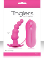 Анальная пробка с вибрацией Tinglers Plug I – розовая NS Novelties
