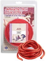 Веревка для связывания TLC Japanese Silk Love Rope 3 м – красная Topco Sales®