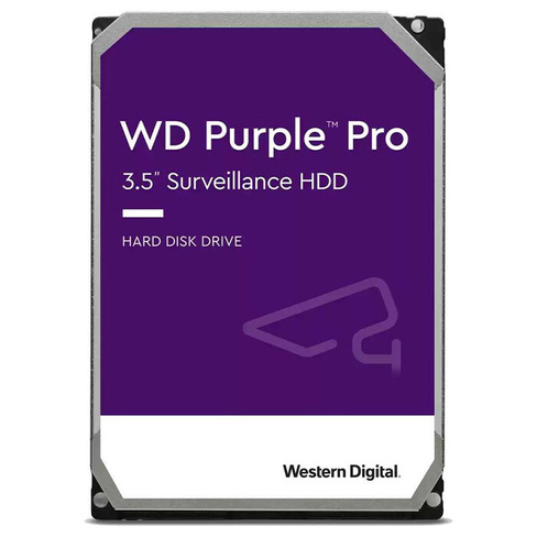 Жесткий диск 3.5" 12Tb WesternDigital WD Video Purple Pro WD121PURP, 7200rp