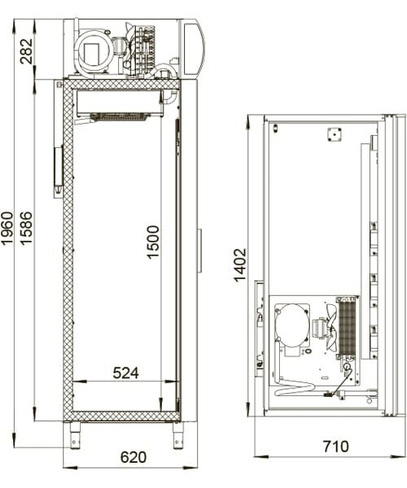 Шкаф холодильный Polair DM110Sd‑S DM110Sd-S