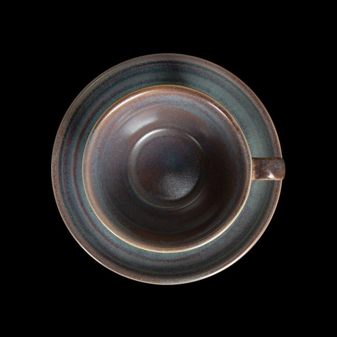 Чайная пара 300 мл, сине-коричневый Corone Terra Luxstahl