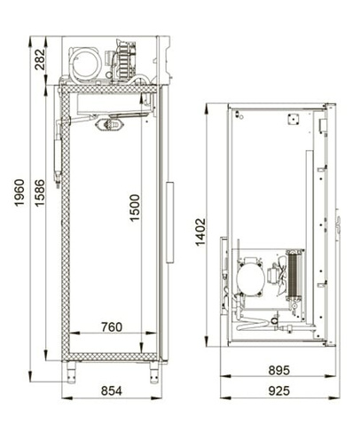 Шкаф холодильный Polair CM114‑G CM114-G