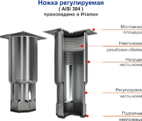 Стол холодильный abat схс 60 01