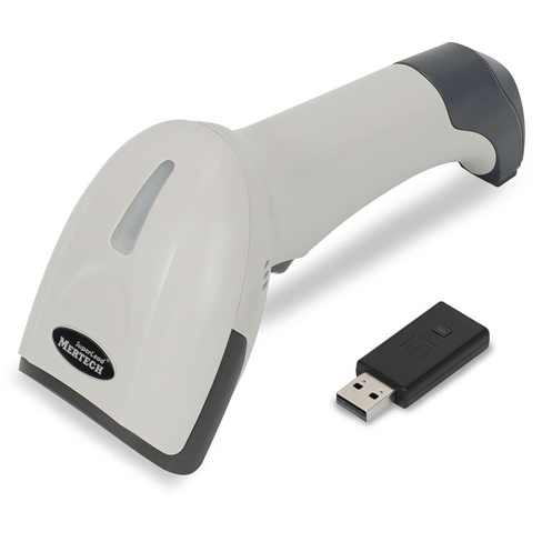 Беспроводной сканер штрих-кода Mertech CL-2310 HR P2D SUPERLEAD USB Белые