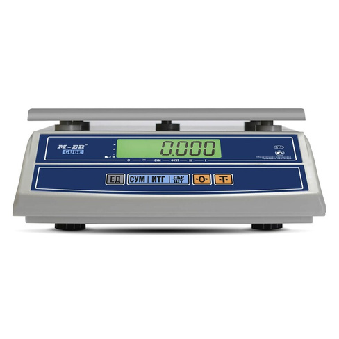 Весы фасовочные настольные M-ER 326 AFL-32.5 "Cube" LCD Mertech