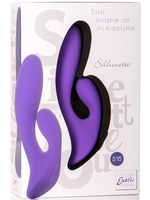 Вибромассажер со стимулятором клитора Silhouette S15 перезаряжаемый – фиолетовый California Exotic Novelties