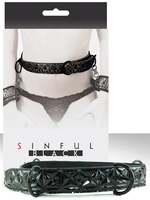 Ремень на пояс Sinful Restraint Belt – черный, S/M NS Novelties