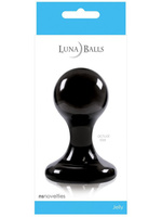 Анальная пробка Luna Balls средняя – черная NS Novelties