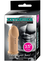 Насадка-удлинитель Sitabella Extender Extension Condom 3,5" с усиками – телесная СК-Визит
