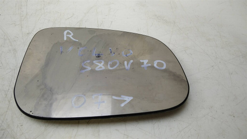 Зеркальный элемент правый Volvo S80 2006- (УТ000184235) Оригинальный номер 3001846