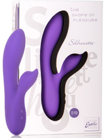 Вибромассажер со стимулятором клитора Silhouette S19 перезаряжаемый – фиолетовый California Exotic Novelties