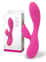Перезаряжаемый вибромассажер Lyla 6X со стимуляцией клитора – розовый Topco Sales®