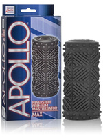 Мастурбатор Apollo Reversible Premium Masturbator Max двусторонний – серый California Exotic Novelties