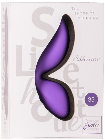Вибромассажер Silhouette S3 перезаряжаемый – фиолетовый California Exotic Novelties