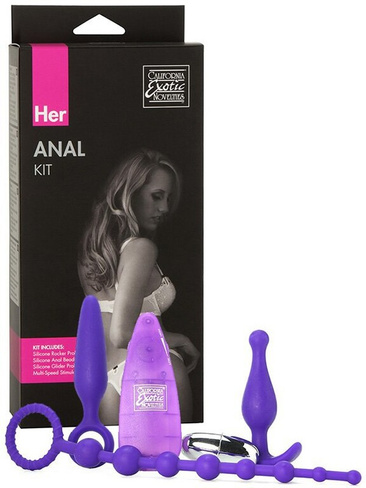 Анальный набор Her Anal Kit – фиолетовый California Exotic Novelties