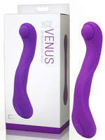Перезаряжаемый вибромассажер Venus 9Х для стимуляции точки G – фиолетовый Topco Sales®