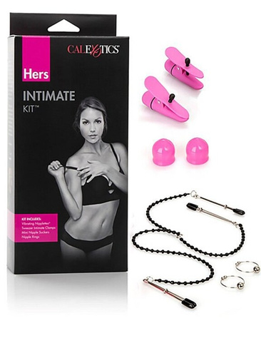 Эротический набор для женщин Hers Intimate Kit с вибрацией – розовый California Exotic Novelties