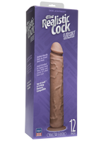 Фаллоимитатор реалистик Realistic Cock UR3 12” без мошонки – коричневый Doc Johnson