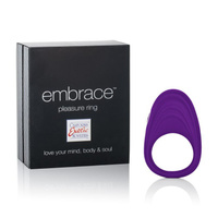 Эрекционное кольцо Embrace Pleasure Ring перезаряжаемое – фиолетовый California Exotic Novelties
