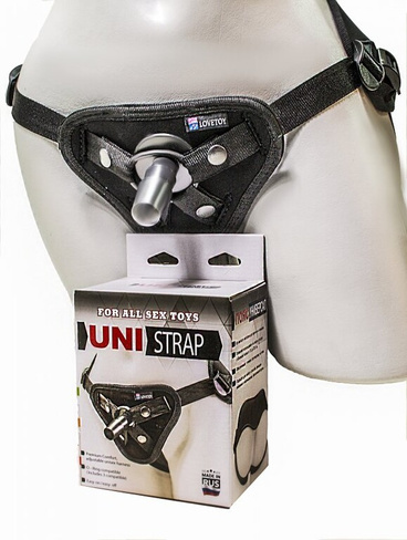 Универсальный пояс Harness Uni Strap – черный Lovetoy®