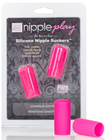 Насадки-присоски на соски Nipple Suckers из силикона – розовый California Exotic Novelties
