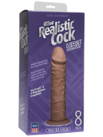 Фаллоимитатор реалистик Realistic Cock UR3 8” без мошонки – коричневый Doc Johnson