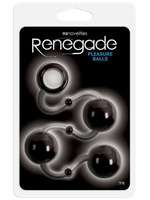 Анальные шарики Renegade Pleasure Balls – черный NS Novelties