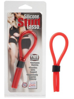Лассо на пенис Silicone Stud Lasso Rings – красный California Exotic Novelties