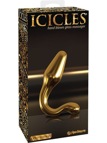 Анальный стимулятор Icicles Gold Edition G12 – золотой Pipedream