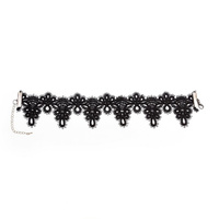 Черное кружевное ожерелье-чокер ручной работы Dolce Piccante Delicati 2 - XS Dolce Piccante Lingerie