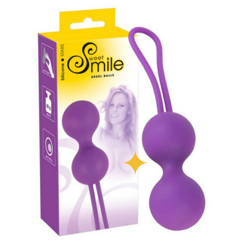 Вагинальные шарики Smile Kegel Balls - фиолетовый Orion