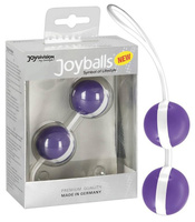 Вагинальные шарики Joyballs Bicolored со смещенным центром тяжести – фиолетовый с белым Joy Division