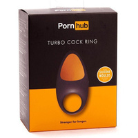 Виброкольцо Pornhub Turbo Cock Ring - черный Orion